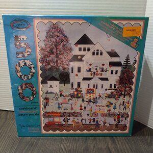 Ceaco Corkboard Back Puzzle Birthday Mayhem 500 Pieces Jane Wooster Scott SEALED